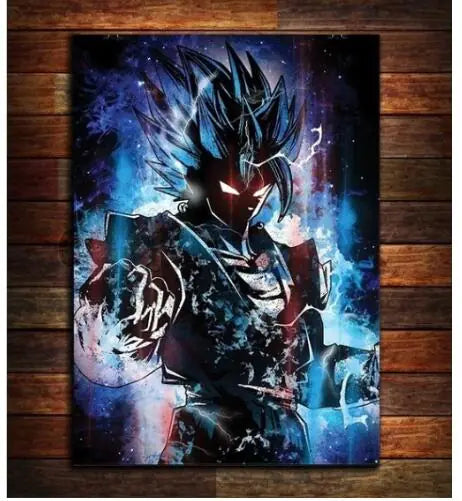 Dragon Ball cuadro / lienzo Goku Super Saiyan azul/negro