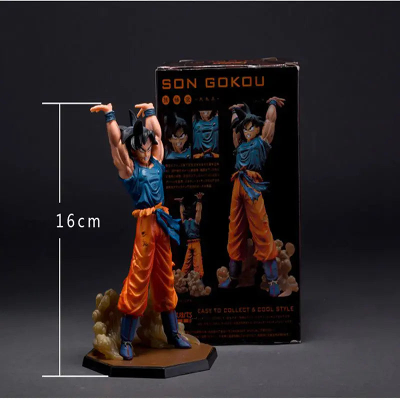 Dragon Ball figura Goku bola genki-dama con efectos luz y sonido