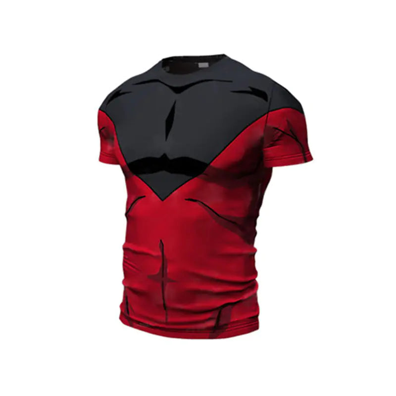 Dragon Ball camiseta elástica manga corta Vegeta varios colores