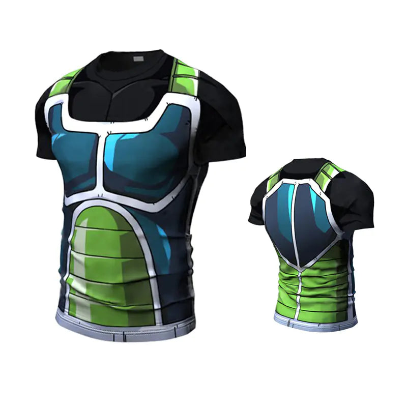 Dragon Ball camiseta elástica manga corta Vegeta varios colores